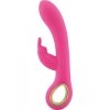 Wibrator-VIBRATORE RABBIT HANDY RISCALDANTE RABBIT GRIP HOT PINK